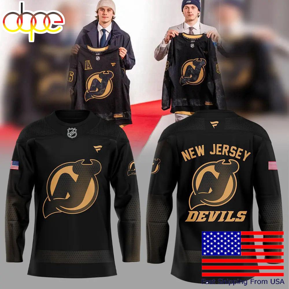 Limited Edition New Jersey Devils Military Threads Hockey Jersey