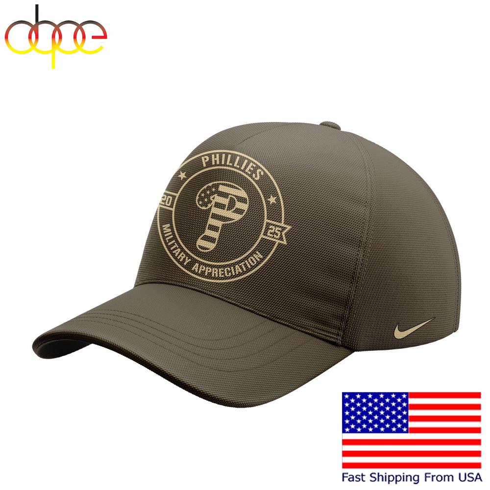 Limited Edition Phillies Baseball Military Appreciation Day Cap  For Fans