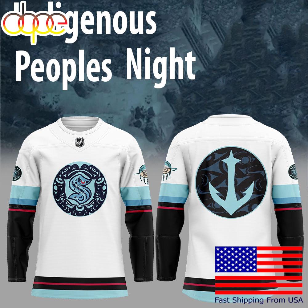 Limited Edition Seattle Kraken Indigenous Peoples Hockey Jersey