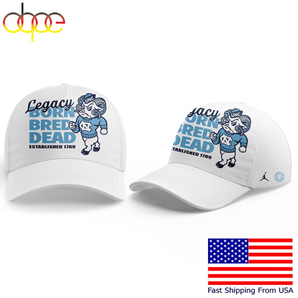 Limited Edition UNC Basketball Legacy Born Bred Dead Cap