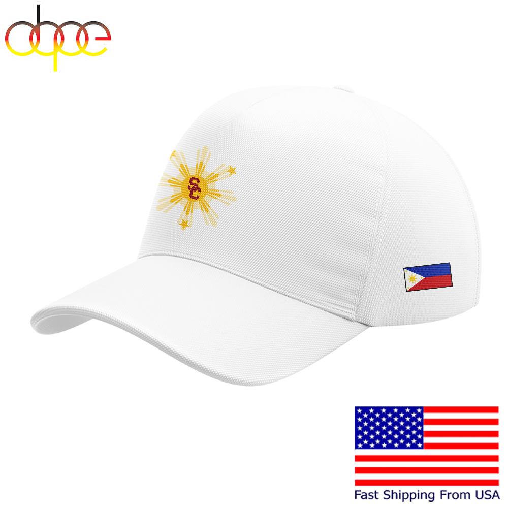 Limited Edition USC Trojans Basketball Filipino Heritage Night White Cap