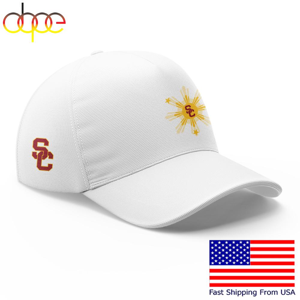 Limited Edition USC Trojans Basketball Filipino Heritage Night White Cap