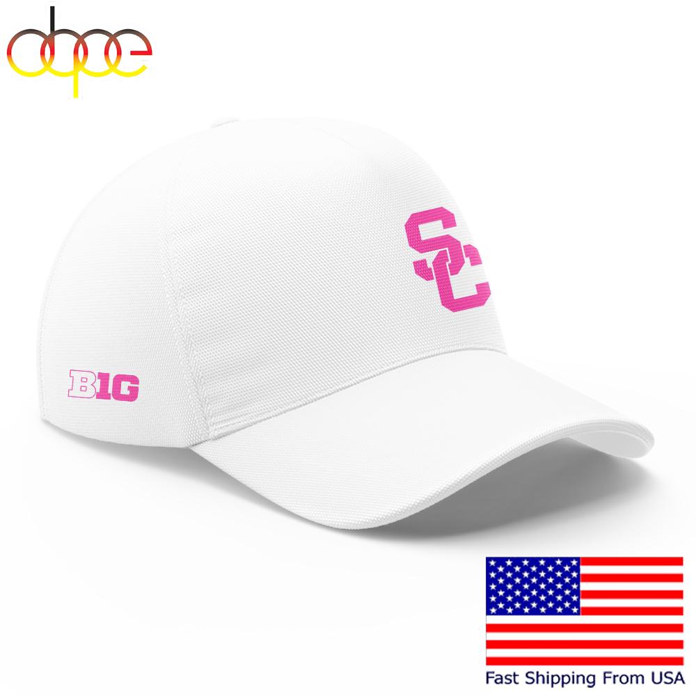 Limited Edition USC Women's Basketball Beat Cancer White Cap