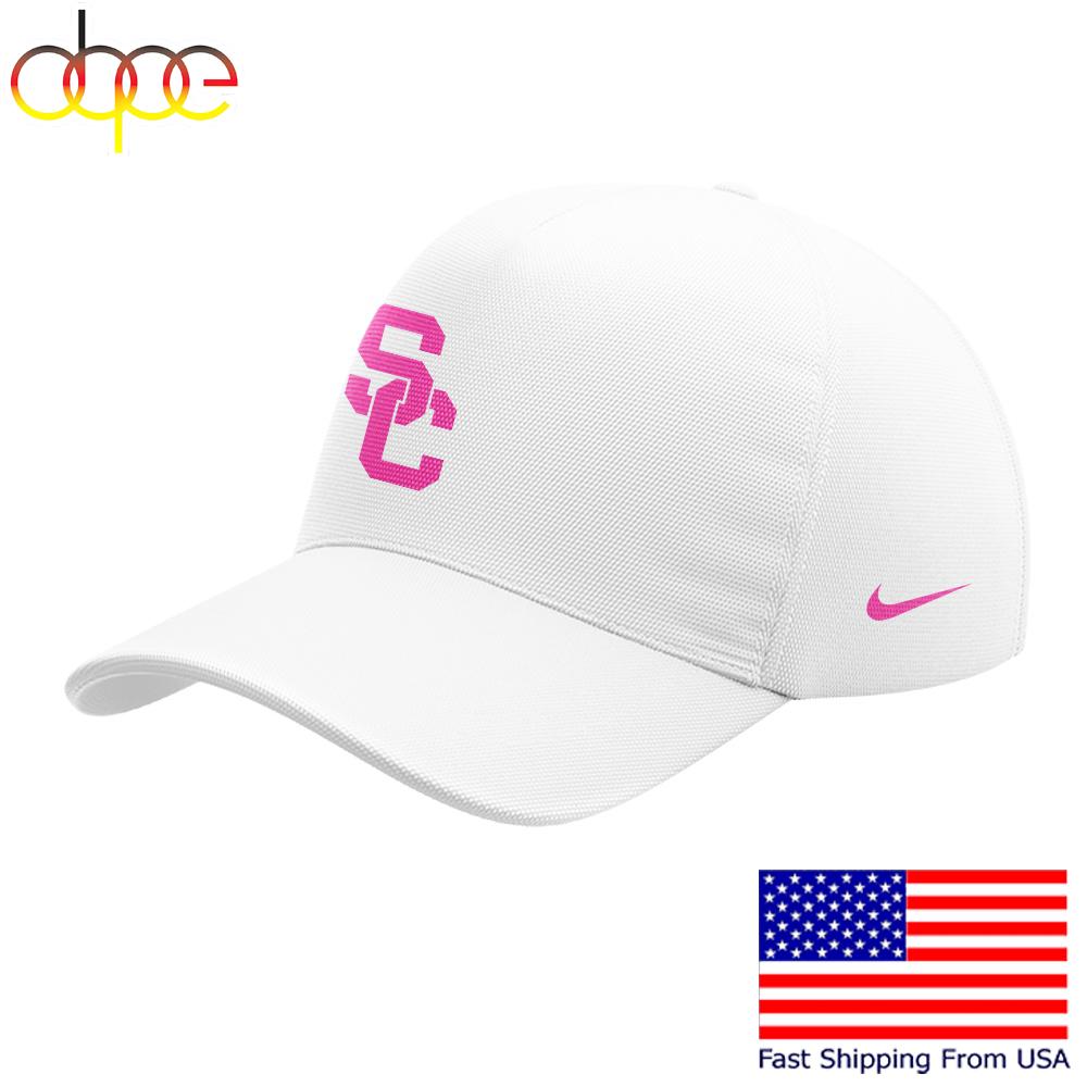Limited Edition USC Women's Basketball Beat Cancer White Cap