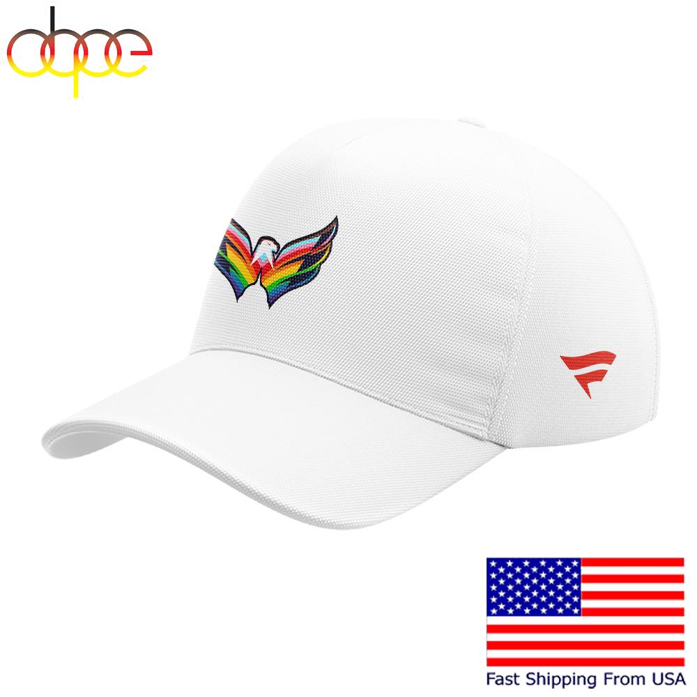 Limited Edition Washington Capitals Special Pride Night White Cap