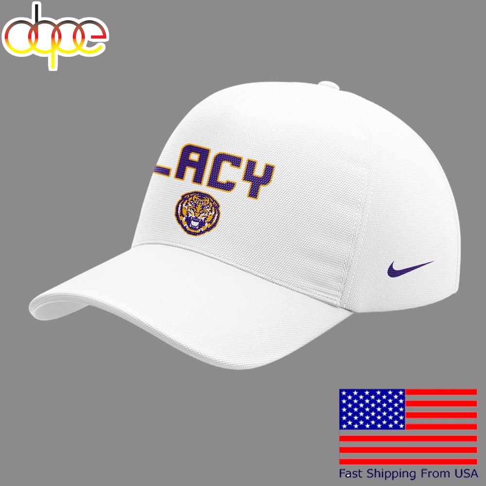 Lsu Tigers Football Limited RIP Lacy White Baseball Cap  For Fans