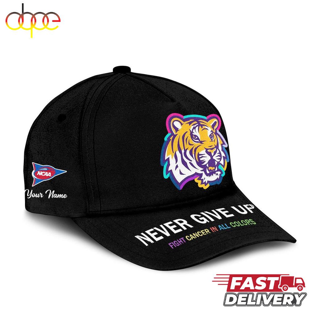 LSU Tigers NCAA Fight Cancer In All Colors Baseball Cap
