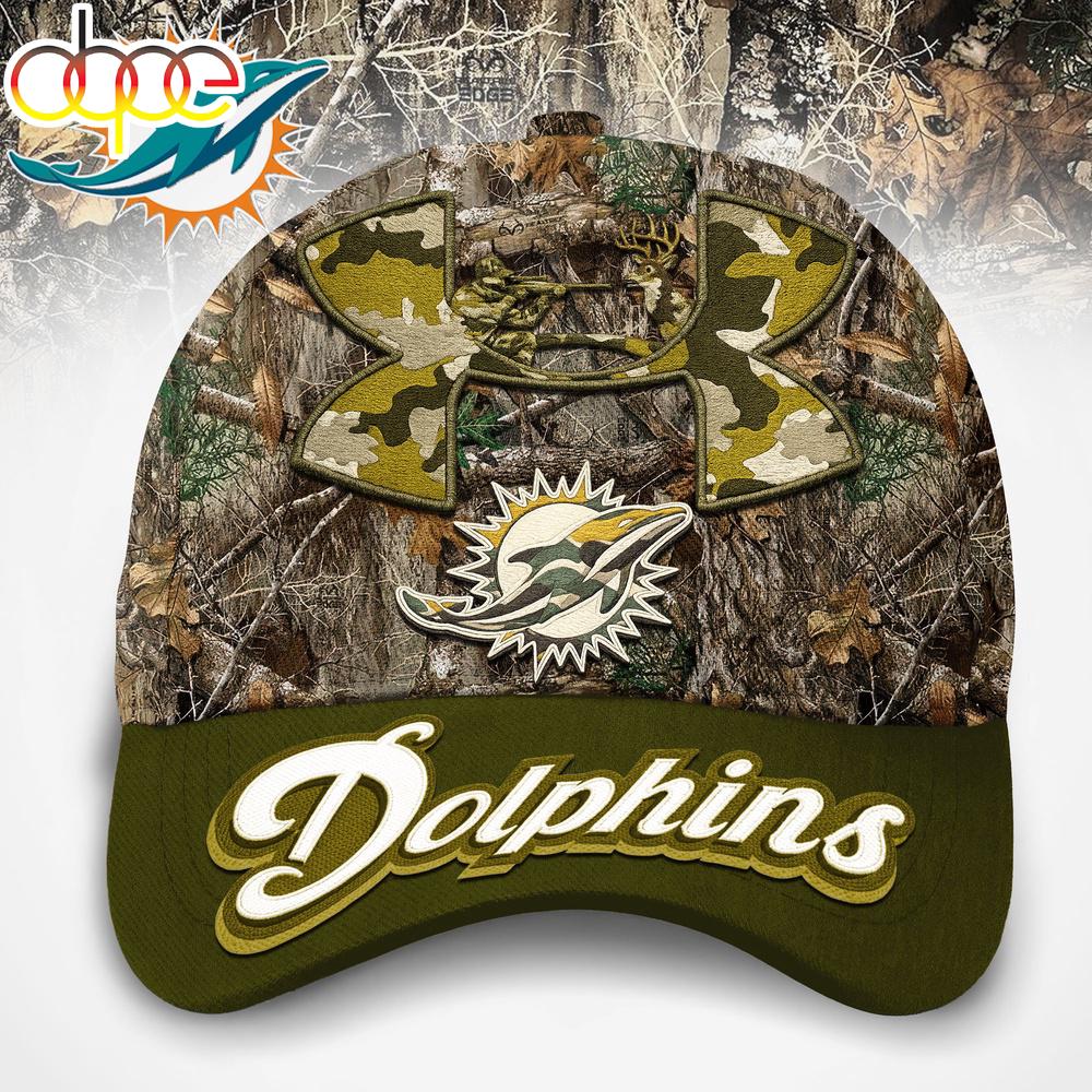 Miami Dolphins NFL Hunting Under Armour Classic Cap