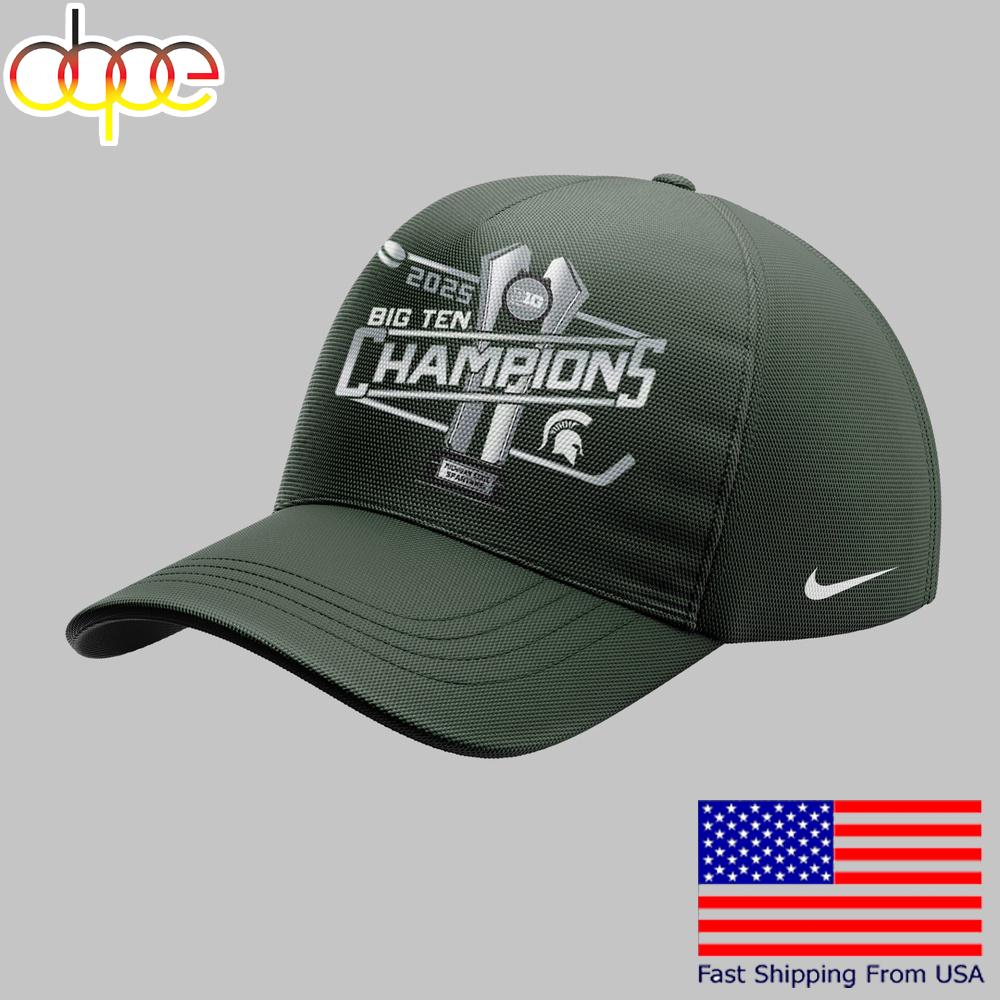 Michigan State Spartans Ice Hockey NCAA Champions 2025 Cap
