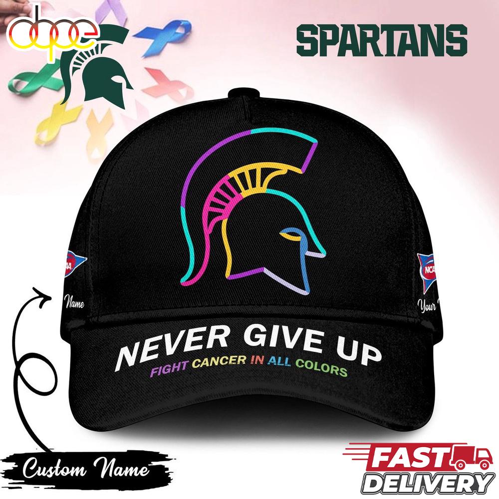 Michigan State Spartans NCAA Fight Cancer In All Colors Baseball Cap