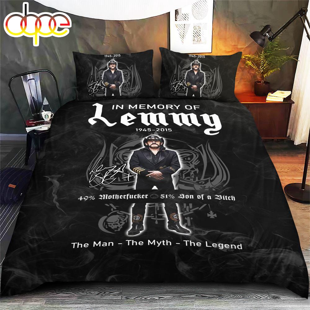 Mot?rhead Band x Lemmy Kilmister Bedding Set Christmas For Fans  Gift For Christmas