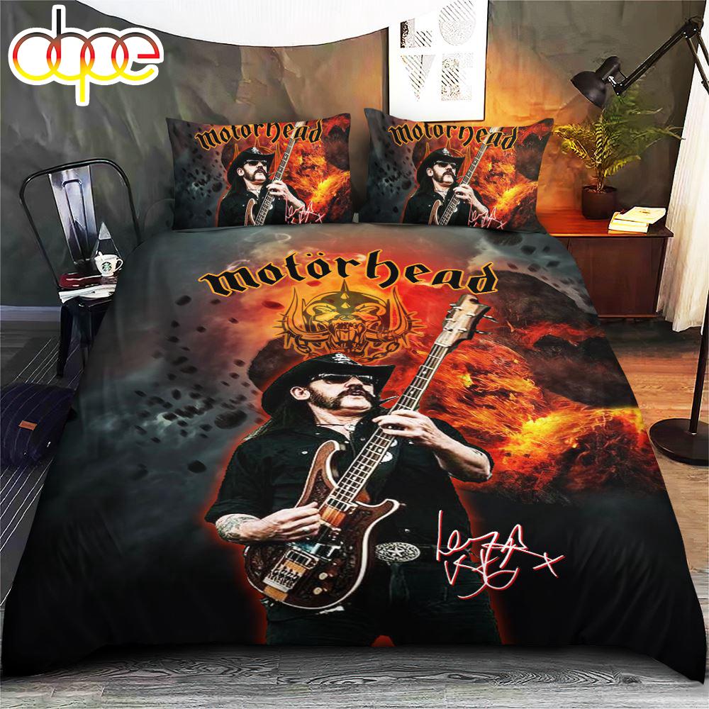 Mot?rhead Band x Lemmy Kilmister Bedding Set  Gift For Christmas
