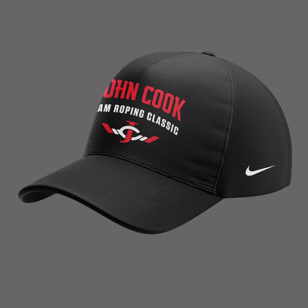 Nebraska Basketball Limited John Cook Roping Classic Black Baseball Cap For Fans