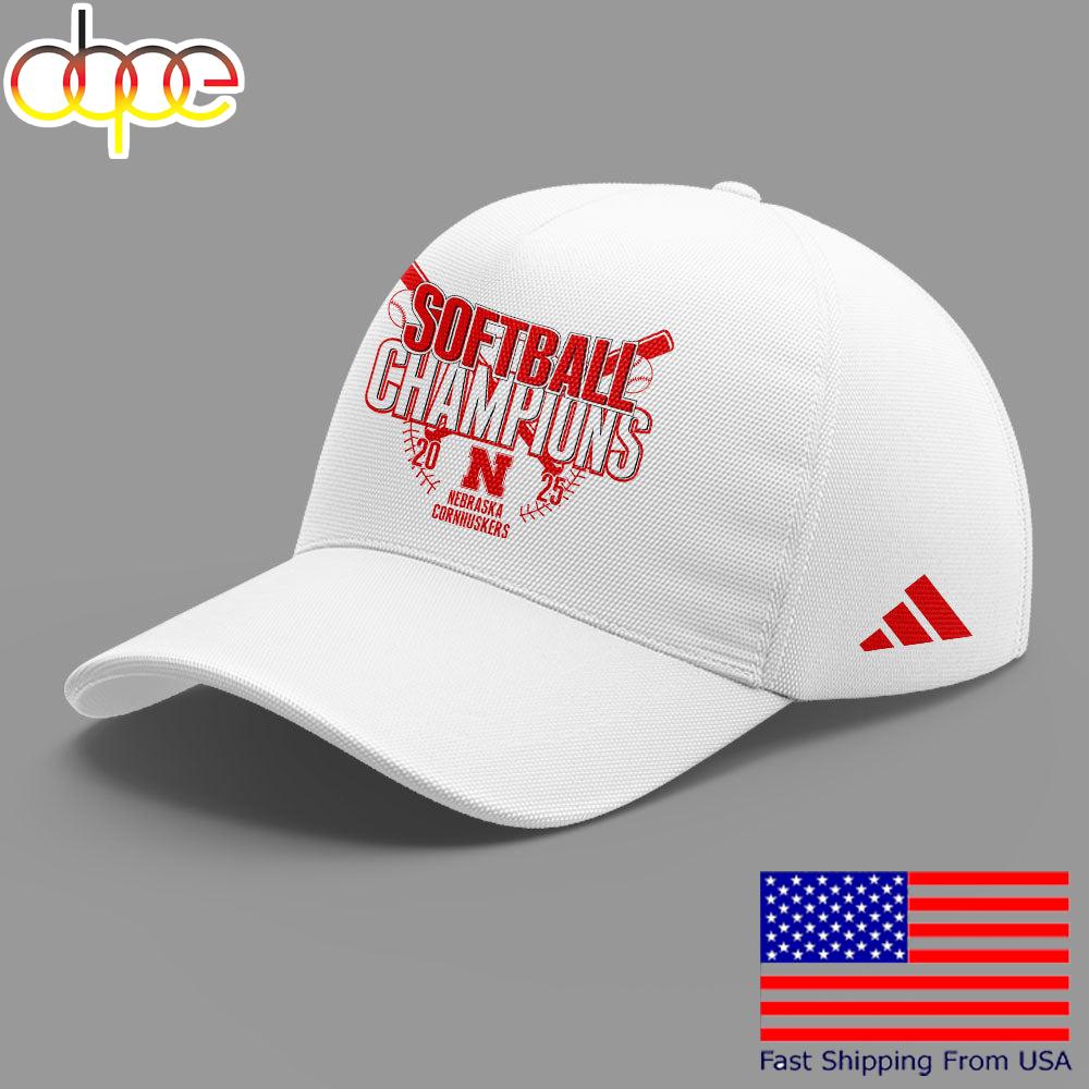 Limited Edition  Nebraska Softball Champions 2025 Cap