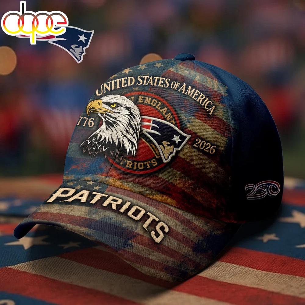 New England Patriots Premium NFL 250th anniversary of America Cap