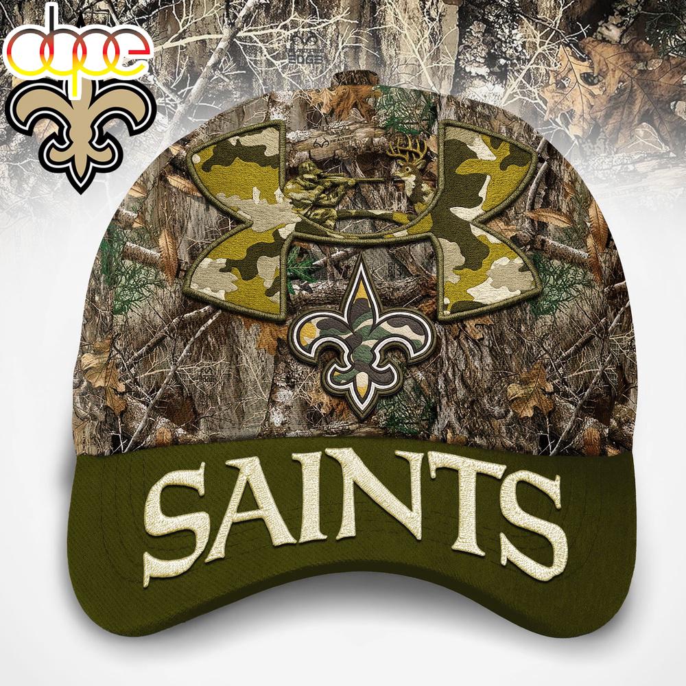 New Orleans Saints NFL Hunting Under Armour Classic Cap