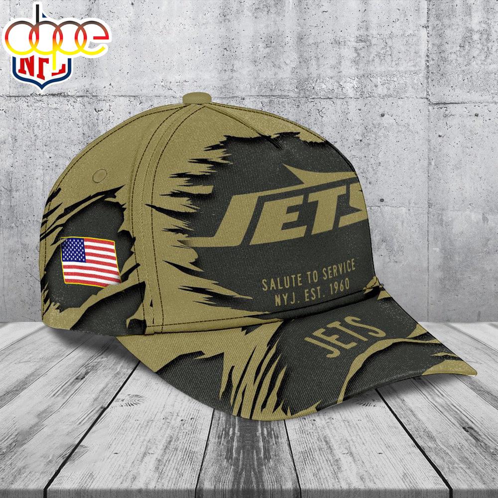 New York Jets 2025 Salute to Service Classic Baseball Cap