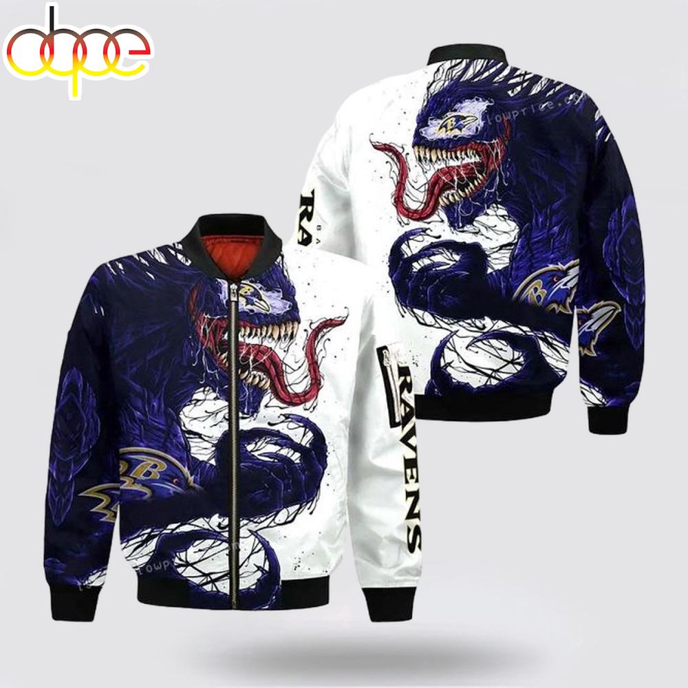 NFL Baltimore Ravens Venom Bomber Jacket