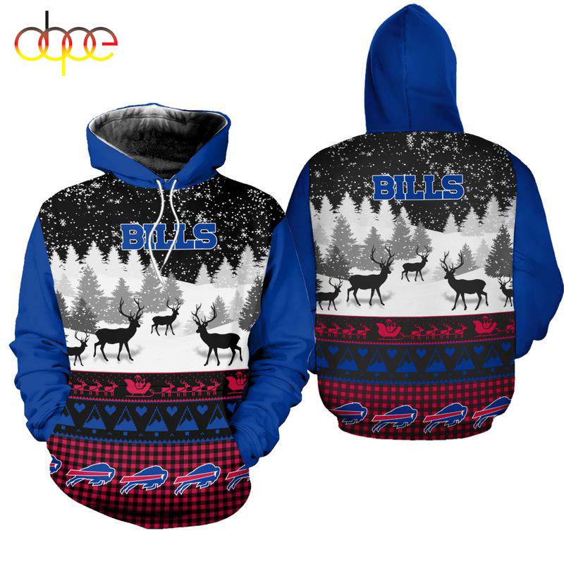 NFL Buffalo Bills 3D All Over Print Hoodie Shirt Gift For Xmas