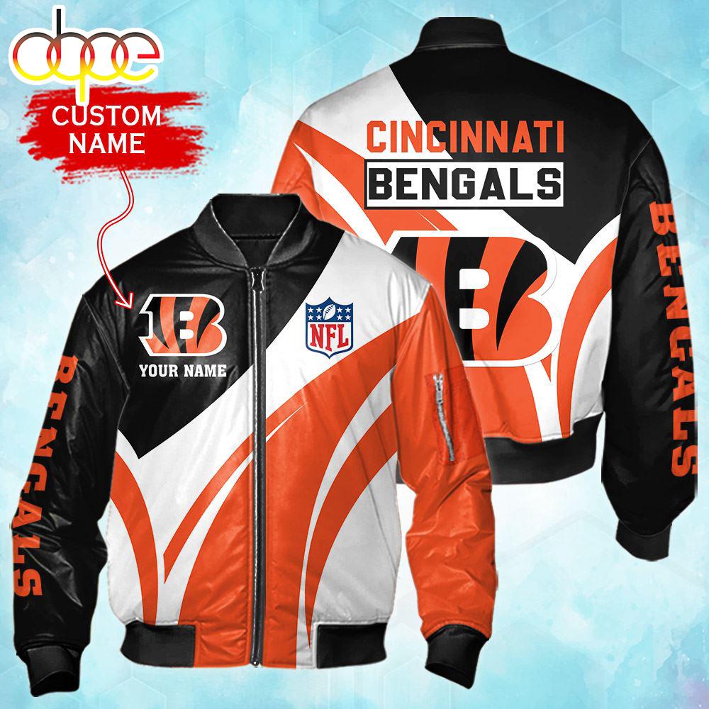 Nfl Cincinnati Bengals Personalized Bomber Jacket