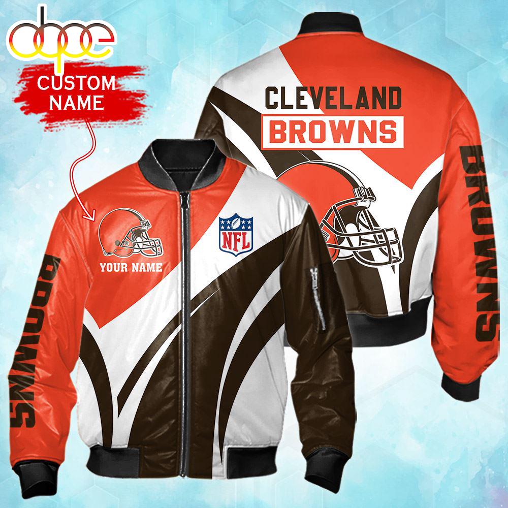 Nfl Cleveland Browns Personalized Bomber Jacket