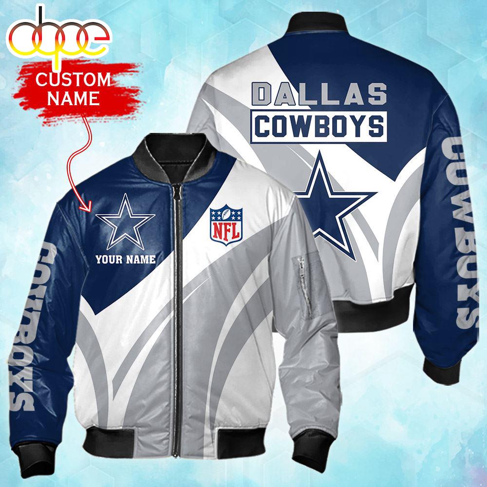 Nfl Dallas Cowboys Personalized Bomber Jacket