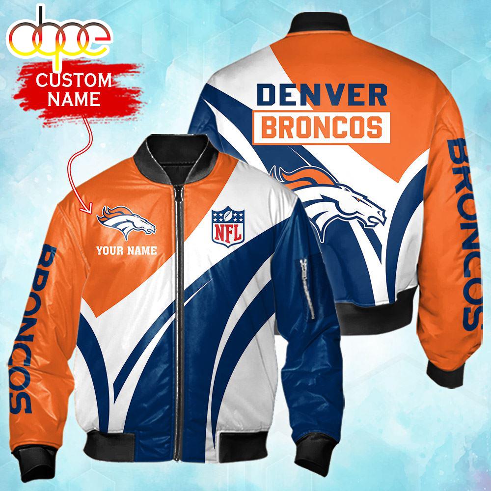 Nfl Denver Broncos Personalized Bomber Jacket