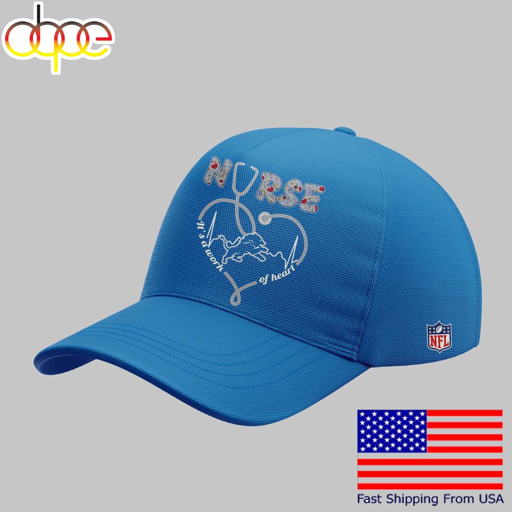 NFL Detroit Lions Nurses Night Blue New Cap