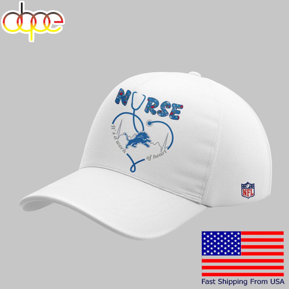 NFL Detroit Lions Nurses Night White New Cap