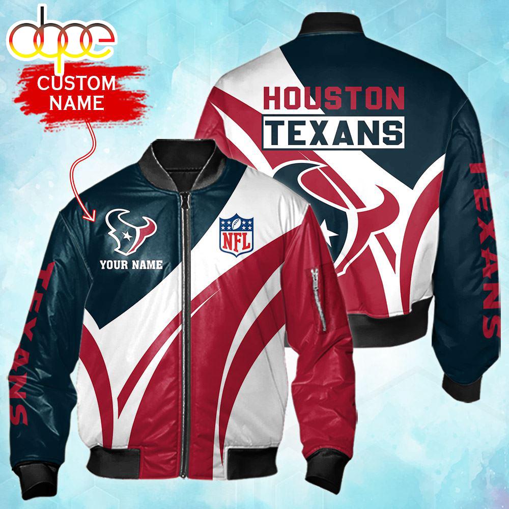 Nfl Houston Texans Personalized Bomber Jacket