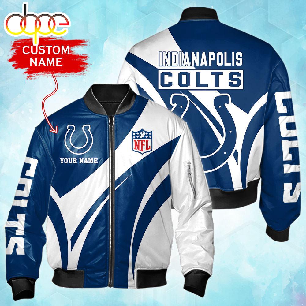 Nfl Indianapolis Colts Personalized Bomber Jacket