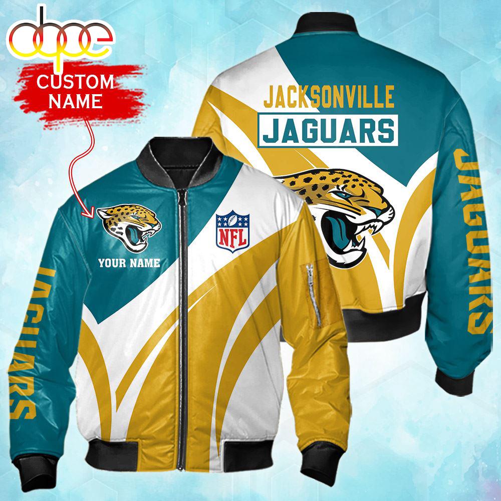 Nfl Jacksonville Jaguars Personalized Bomber Jacket