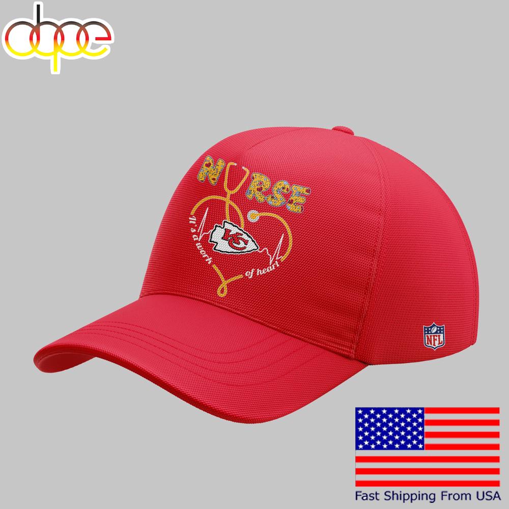 NFL Kansas City Chiefs Nurses Night It’s A World Of Heart New Cap
