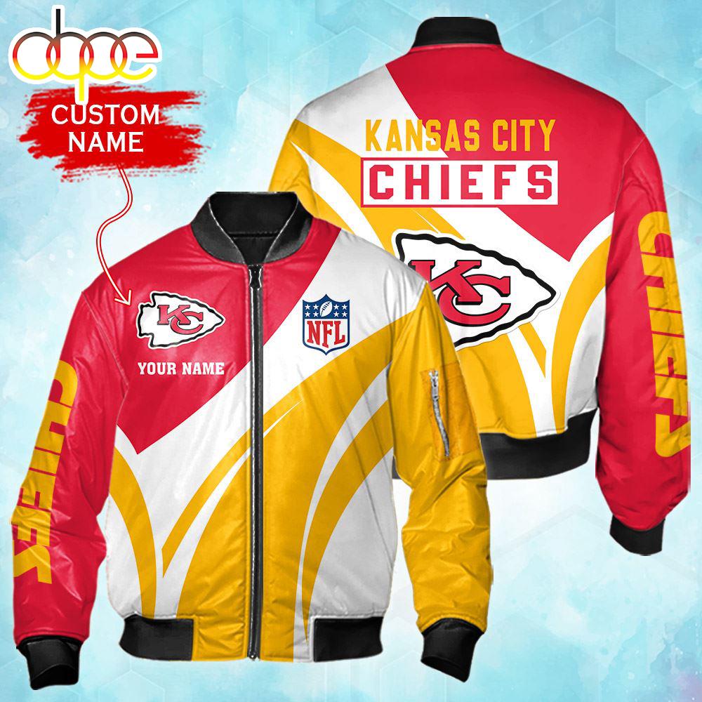 Nfl Kansas City Chiefs Personalized Bomber Jacket