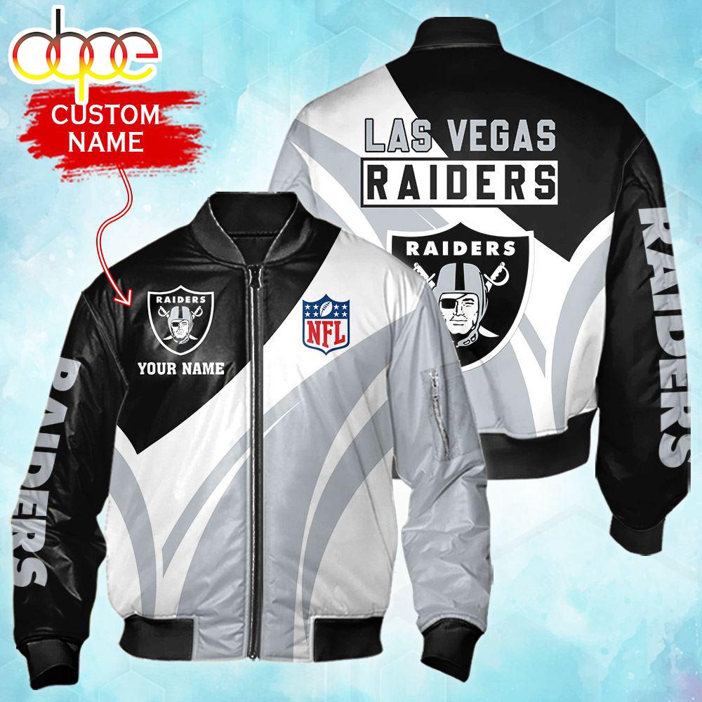 Nfl Las Vegas Raiders Personalized Bomber Jacket