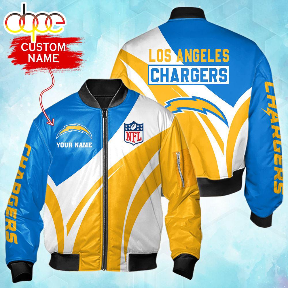 Nfl Los Angeles Chargers Personalized Bomber Jacket