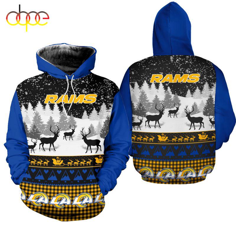 NFL Los Angeles Rams 3D All Over Print Hoodie Shirt Gift For Xmas