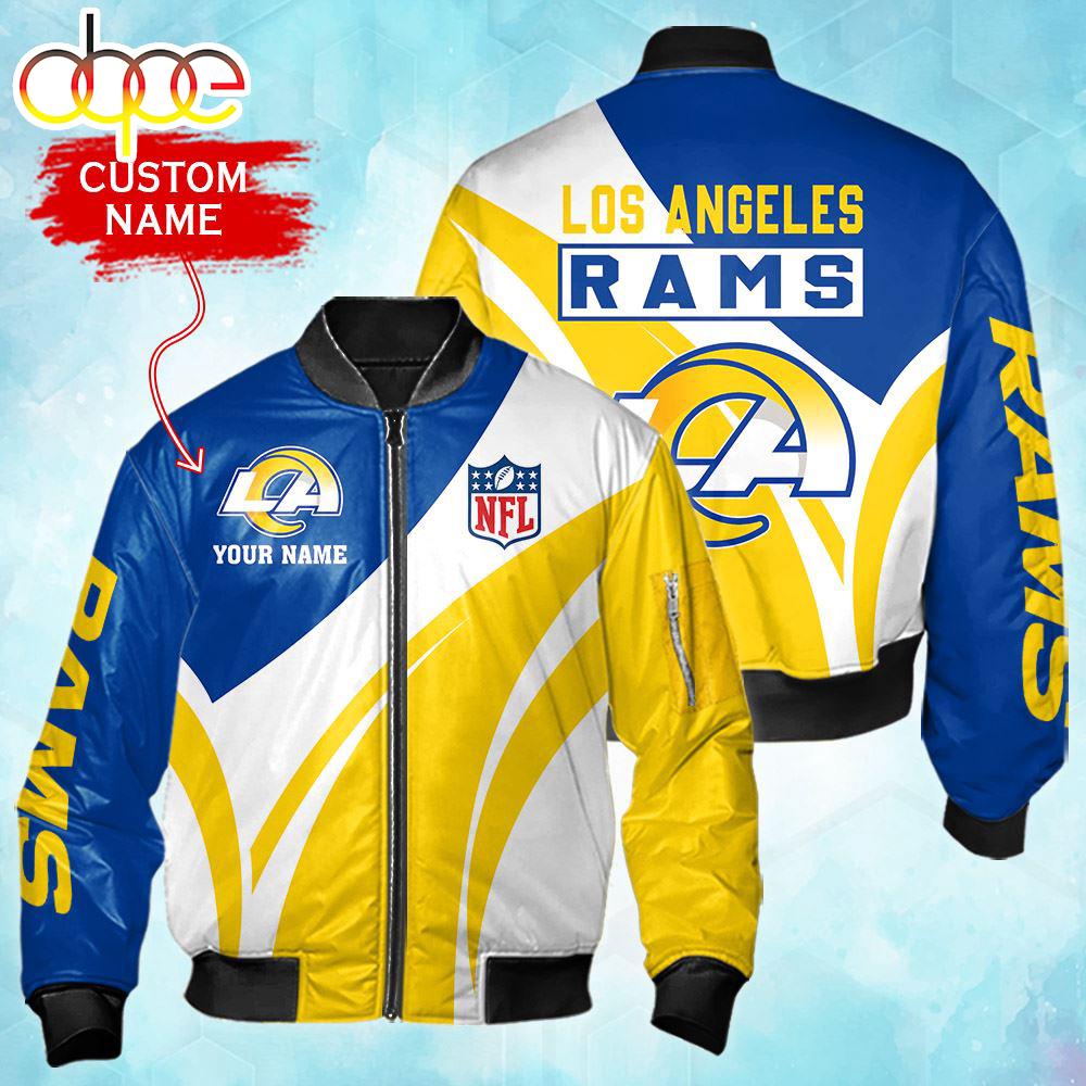 Nfl Los Angeles Rams Personalized Bomber Jacket