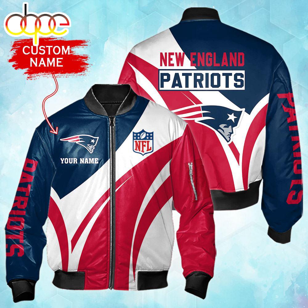 Nfl New England Patriots Personalized Bomber Jacket