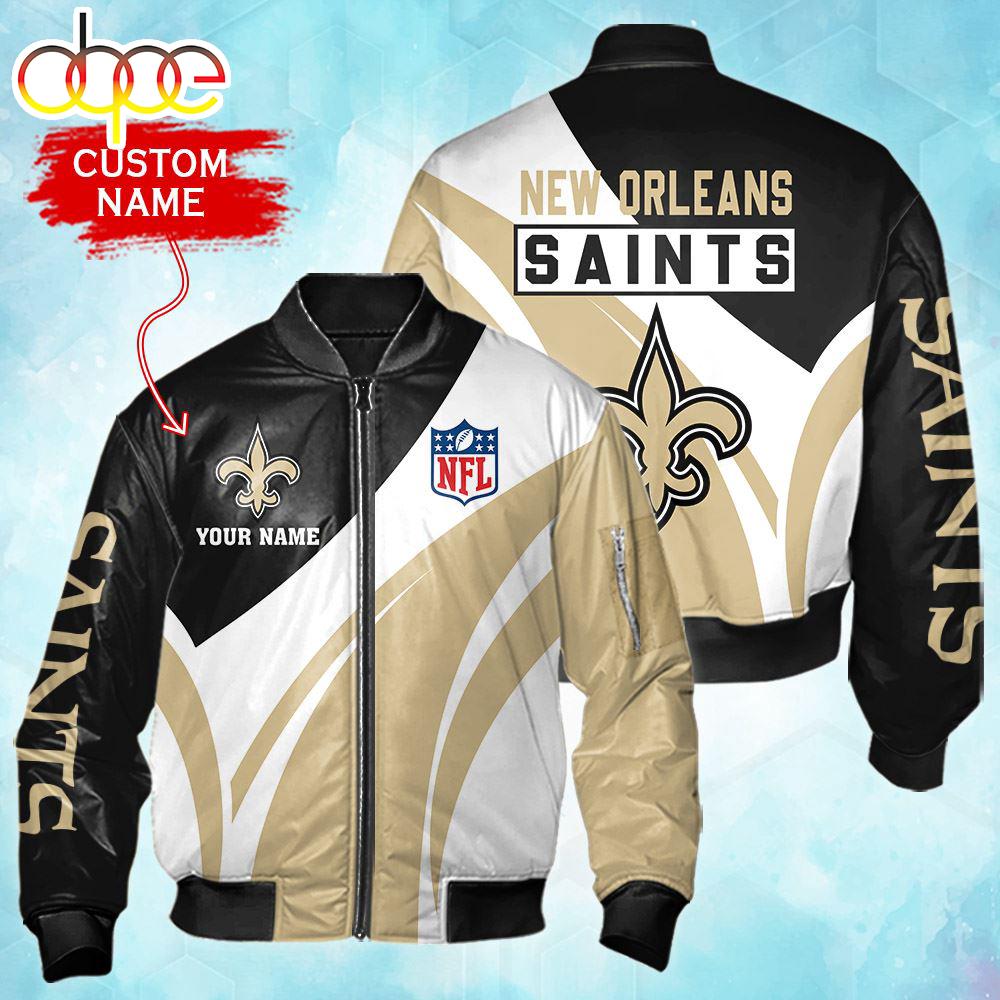 Nfl New Orleans Saints Personalized Bomber Jacket
