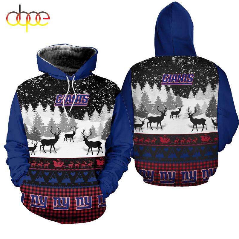 NFL New York Giants 3D All Over Print Hoodie Shirt Gift For Xmas