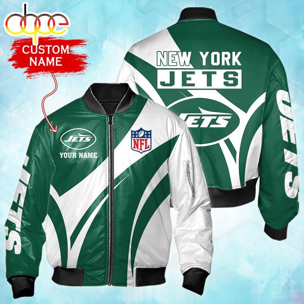Nfl New York Jets Personalized Bomber Jacket