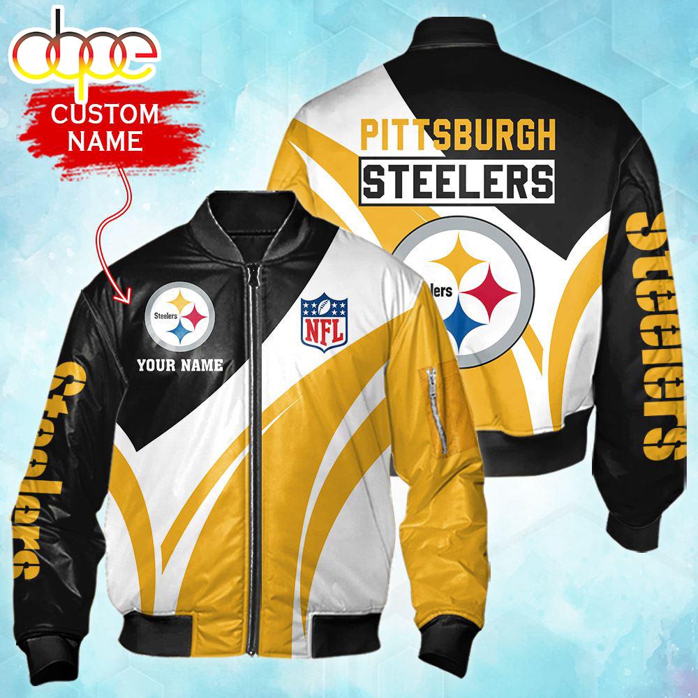 Nfl Pittsburgh Steelers Personalized Bomber Jacket