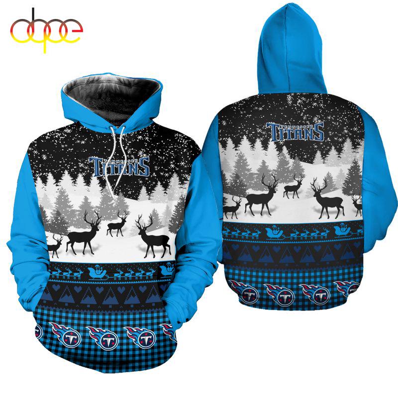 NFL Tennessee Titans 3D All Over Print Hoodie Shirt Gift For Xmas