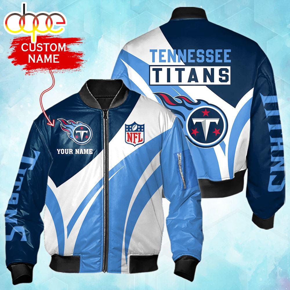 Nfl Tennessee Titans Personalized Bomber Jacket