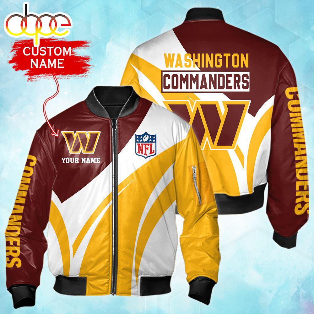 Nfl Washington Commanders Personalized Bomber Jacket