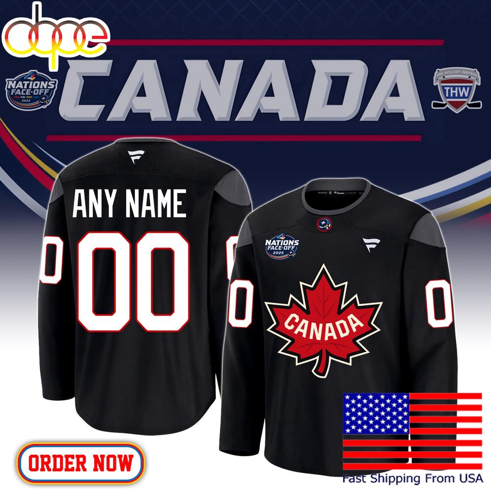 NHL 4 Nations Canada Premium Third Hockey Jersey