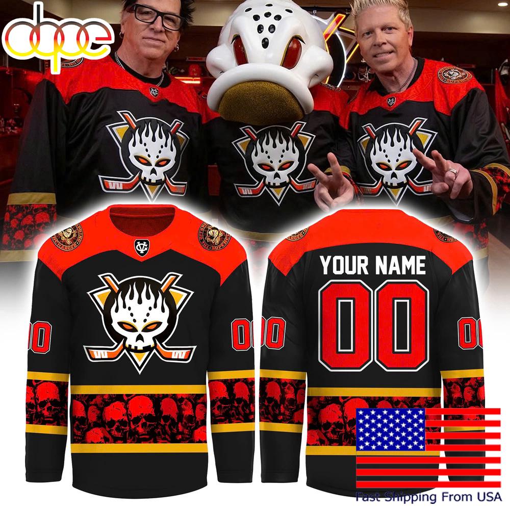 NHL Anaheim Ducks Offspring Personalized Hockey Jersey