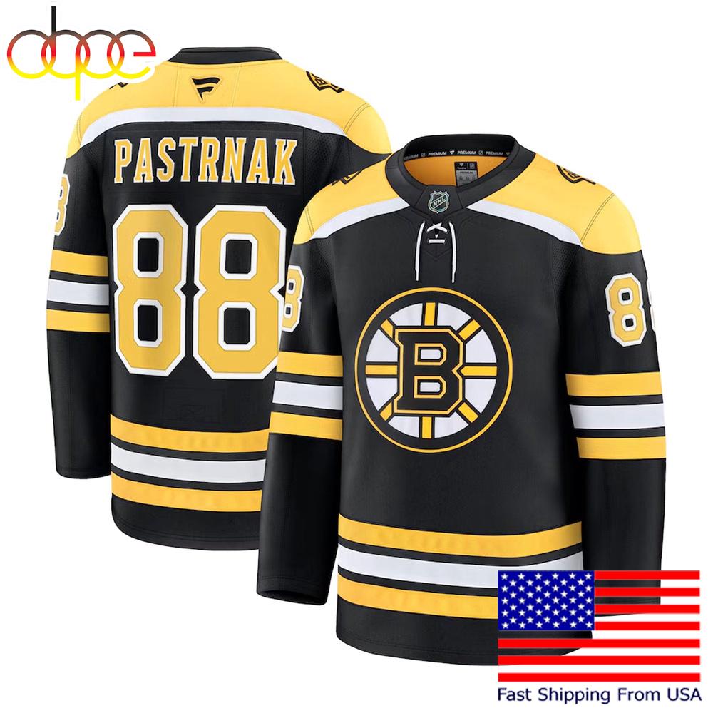 NHL Boston Bruins David Pastrnak Black Limited Hockey Jersey, Boston Bruins Jersey