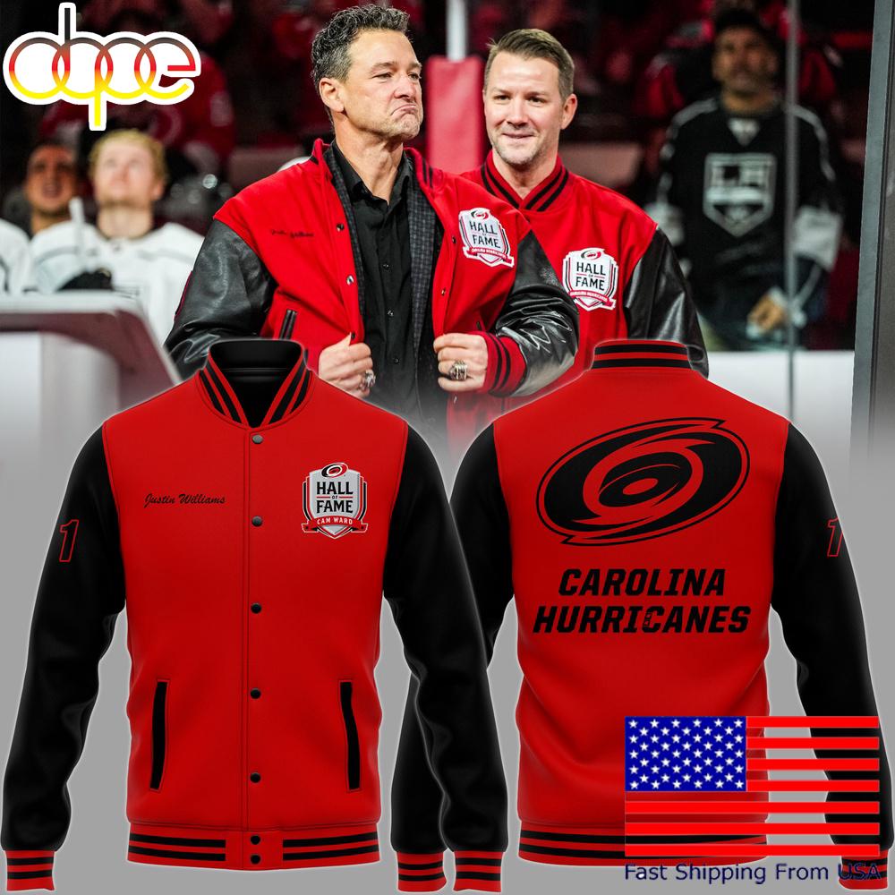 Nhl Carolina Hurricanes Mr Game 7 Hall Of Fame Baseball Jacket